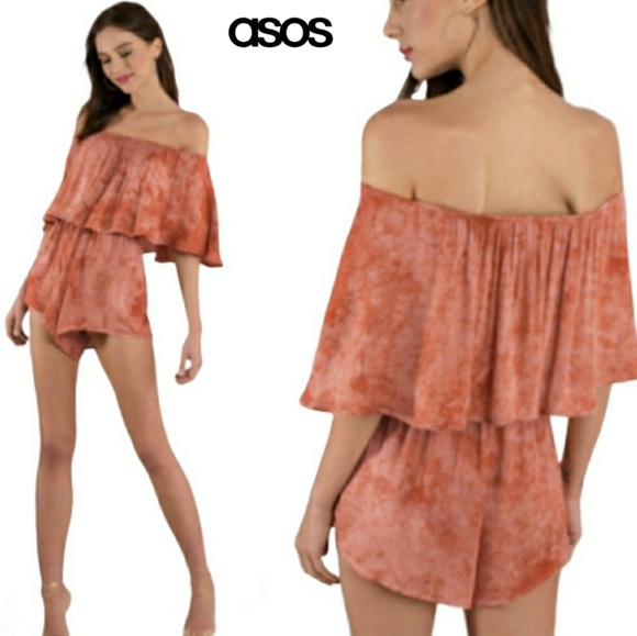 ASOS Pants - ASOS/ WILD HONEY TIE DYE SHORT ROMPER